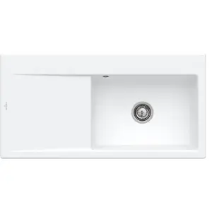 Villeroy & Boch Subway Style 60 Flat Évier de cuisine, 33611FRWHL13, pas cher
