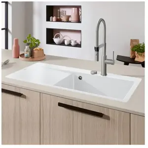 Villeroy & Boch Subway Style 60 Flat Évier de cuisine, 33612FRWHL12, pas cher