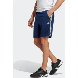 adidas Short d'entraînement Train Essentials Piqué 3-Stripes bleu XL pas cher
