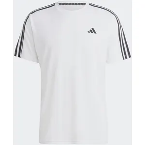 adidas Homme Train Essentials 3-Stripes Training Tee, White/Black, 3XL