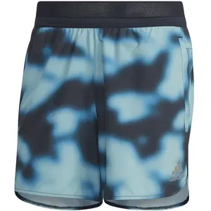 adidas Run Icons Logo Graphic All Over Print Shorts Hommes - Multicouleur, Taille S pas cher
