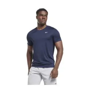 T-shirt Reebok Training Tech manche courte bleu marine - L pas cher