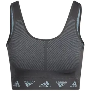 adidas Aeroknit Soutien-gorge Sport Femmes - Gris Foncé, Taille XS
