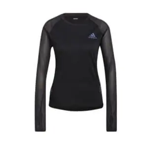 adidas T-shirt de running Parley Adizero Long Sleeve noir MVendu paramazon