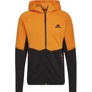 Adidas Veste Designed for Gameday Full-Zip orange S pas cher