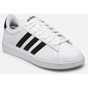 Baskets grand court confortable adidas Cloudfoam Blanc 40 2/3 GW9195 pas cher