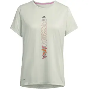 adidas Agravic Maillot De Course Femmes - Vert, Taille M pas cher