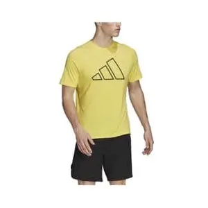 Comparateur de prix : adidas T-shirt de training Train Icons 3-Bar jaune XL