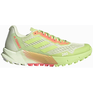 Chaussures de trail running femme adidas terrex agravic flow 2 jaune rouge pas cher