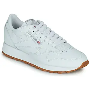 Reebok Femme Classic Leather Sneaker, White/Soft Slate/Barely Grey, 39 EU