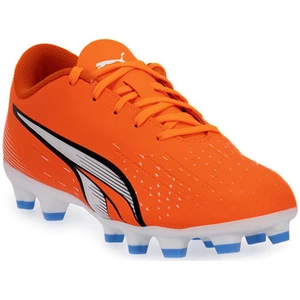 PUMA Play AG Chaussures Football (FG), Ultra Orange White-Blue G, 34 EU