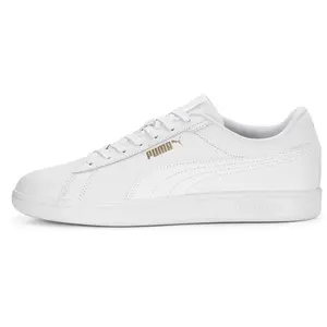 Comparateur de prix : PUMA Homme Smash 3.0 L Shoes, Puma White Puma White Puma Gold, 44 EU