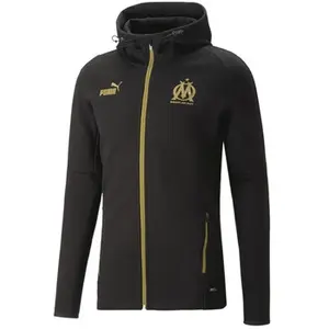 Puma Veste à capuche OM Casual 2022/2023 noir XS pas cher