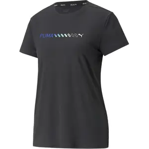 Puma T-shirt à Manches Courtes Run Logo pas cher