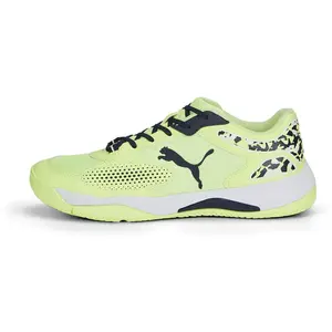 PUMA Mixte Solarcourt RCT Chaussure de Football, Fast Yellow Navy White, 41 EU pas cher