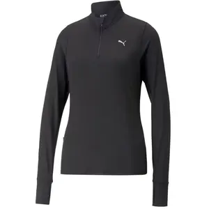 Puma Run Favorite 1/4 Zip Top De Course Femmes - Noir, Taille 36 pas cher