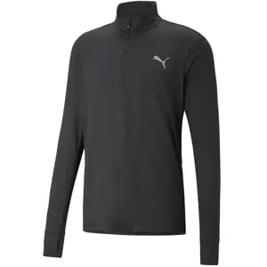 Puma Run Favorite 1/4 Zip Maillot De Course Hommes - Noir, Taille S pas cher