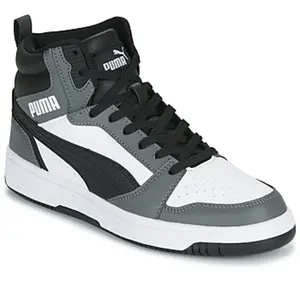 PUMA Unisex Rebound V6 Baskets, Puma White Puma Black Shadow Gray, 43 EU pas cher
