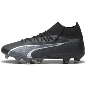 PUMA Homme Ultra Pro FG/AG Chaussure de Football, Black Asphalt, 46 EU pas cher