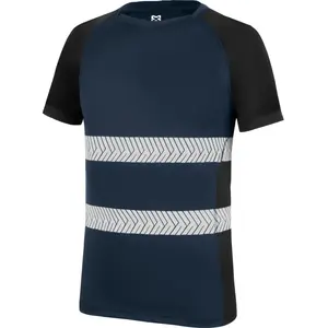 Tee-shirt de travail Dry Tech Würth MODYF marine/noir L