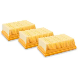 Comparateur de prix : VHBW vhbw Lot de 3x filtres plissé plat compatible avec Kärcher WD6 P ...