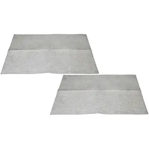 VHBW Lot de 2 filtres non-tissé universel pour hotte de cuisine 60 cm ... pas cher