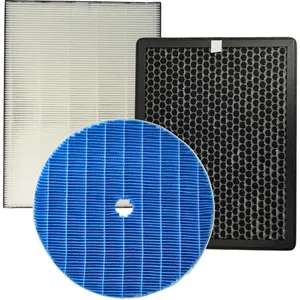 Vhbw - 3 Filtres compatible avec Philips AC2882/10 purificateur d'air - filtre à charbon actif, mèche d'humidification, filtre hepaVendu paramazon