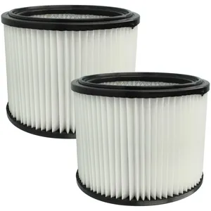 Comparateur de prix : vhbw 2x filtre plissé compatible avec Starmix Energetic APDH-1430, APDM-1430 aspirateur à sec/humide - noir/blanc 3500 cm²