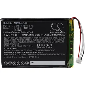 Vhbw vhbw Batterie remplacement pour Sony LIS1570HNPC, SY6 pour amplif... pas cher