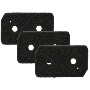 vhbw 3x Filtres en mousse compatible avec Bosch WTH83000/01, WTH83000/03, WTH83000/04, WTH83000BY/01 sèche-linge - Set de filtres de rechange pas cher