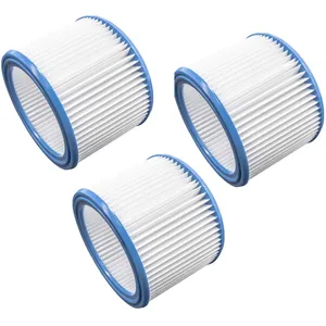Comparateur de prix : VHBW vhbw Set de filtres 3x Filtre plissé compatible avec Bosch GAS 1...