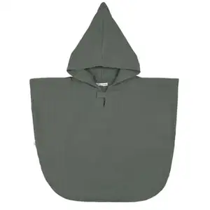 LÄSSIG Poncho de bain enfant Mousseline enfant Vert pétroleVendu paramazon
