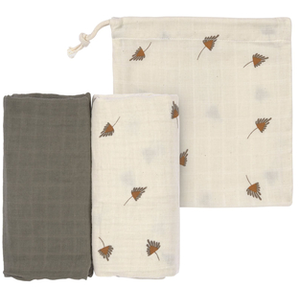 LÄSSIG Langes enfant L taupe 80x80 cm lot de 2Vendu paramazon