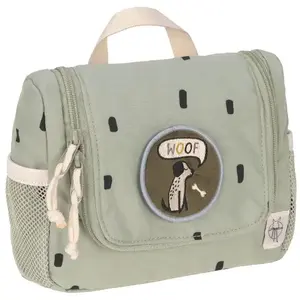 Mini trousse de toilette enfant Lässig Happy Prints - olive clair - TU pas cher
