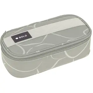 BOLD Lässig Pochette à crayons École/School Spacy Pencil Case Bold Curve sage pas cher