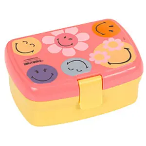 Lässig Lunchbox SmileyWorld Rosa, Lunch box, Multicolore, Rose pas cher