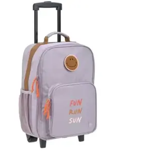 Lässig Valise à roulettes Little Gang Mauve pas cher