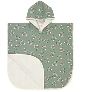 Lässig Poncho de plage Scooter / Chien - Vert pas cher