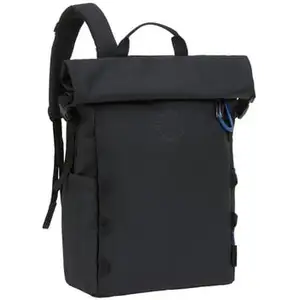 LÄSSIG Sac à langer dos d'extérieur GRE Rolltop, noir pas cher