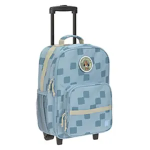 LÄSSIG Valise à Roulettes Pattern Party - Bleu