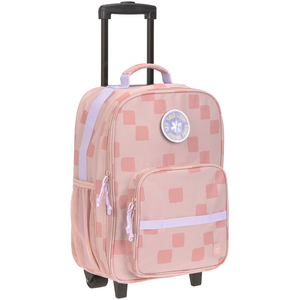 LÄSSIG Valise à Roulettes Pattern Party - Rose