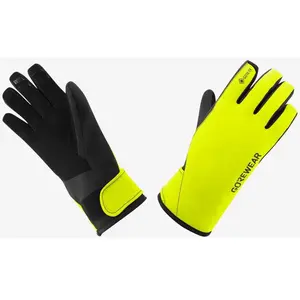 Gants longs GOREWEAR GORE-TEX jaune noir - XXL pas cher