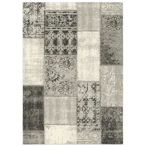 Comparateur de prix : Tapis d'extérieur Pour terrasse et balcon Coton Gris 200 x 290 cm