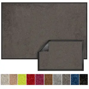 KARAT Tapis de Porte Paillasson d'entrée Performa Gris anthracite 120 x 180 cmVendu parcdiscount