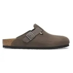 Sabots cuir Birkenstock Boston BS Marron 45 1029210 pas cher