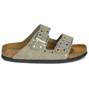 Comparateur de prix : Birkenstock Arizona (Rivet) - Sandalo da Donna in Pelle Con doppia Fascia 37/Taupe-N