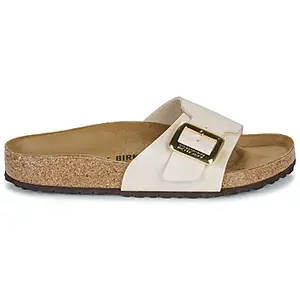 Mules BIRKENSTOCK Catalina CB BF Graceful Pearl White pas cher