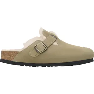 Birkenstock Boston Sabots Beige En Suède EU 41 pas cher
