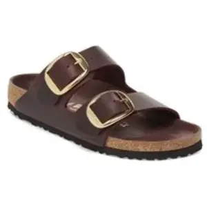 Sandales femme Birkenstock Arizona Big Buckle Oiled Leather Rouge 42 Étroit 1027988 pas cher