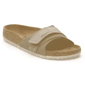 Birkenstock - Oita Nubuck Suede Leather - Sandales Taupe - 41 - Étroit pas cher